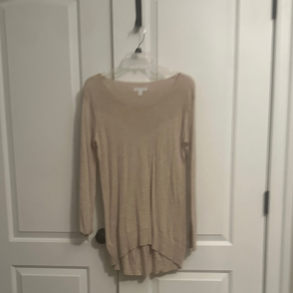 Women's Beige Long Sweater